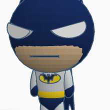 batman character Toplamak moda dc Bruce Wayne yarasa adam kahraman süper 3d print model - Mito3D