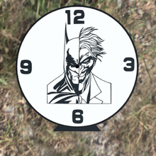 batman-joker clock led lighting 3d print model - Mito3D