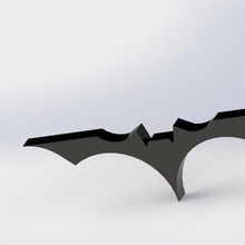 batman art dc supereroe 3d print model - Mito3D