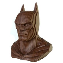batman art laser cut dxf model 3d print model - Mito3D