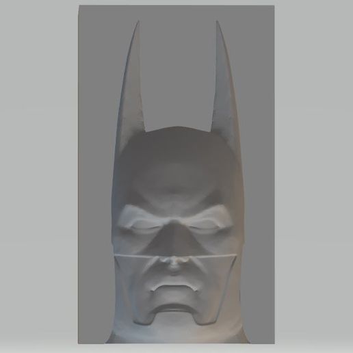 batman busto decoración dc historietas 3D print model - Mito3D