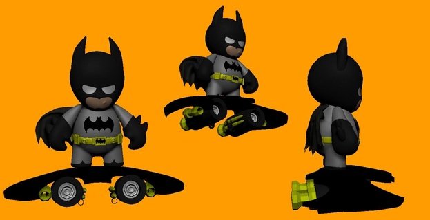 batman dark knight dc detective justice league fan art 3d print model - Mito3D