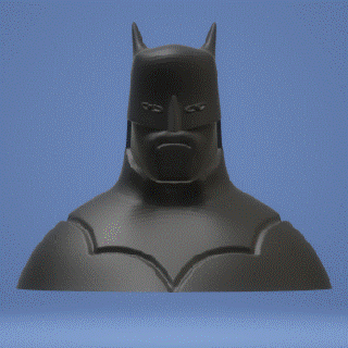 batman superhero sculpture comic justice action collectible gift brave mask gotham city strength icon hero 3d print model - Mito3D