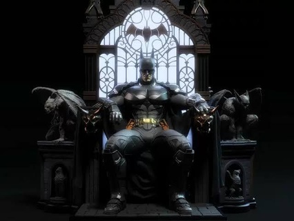 batman art homme chauve souris DC joker 3d print model - Mito3D