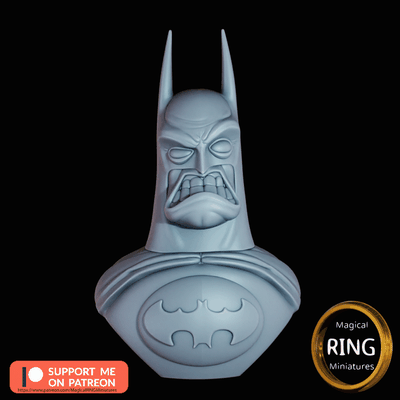 batman game easy cartoon toony kids fdm 3d print model - Mito3D