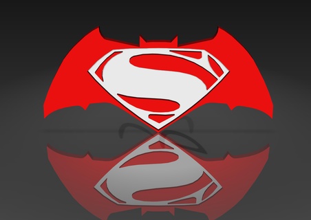 batman Superman vs 3dmodel conception meilleur modèle cults3d inspiré super héros stl engrener 3d print model - Mito3D