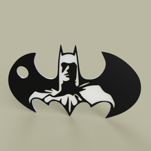 batman - batarang keychain art 2dart 2d batma logo symbol comi comics dc fun key keychains 3d print model - Mito3D