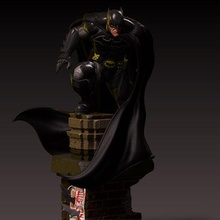 batman fanart moda komik dc yarasa heykel 3d 3d print model - Mito3D