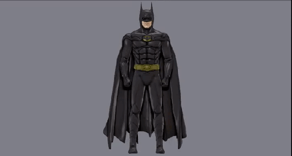 batman 1989 devoluciones ventilador Batman Regresa Miguel Keaton jocker dc superhombre Arte juguetes juguete súper escultura batman1989 destello bufón 3d print model - Mito3D