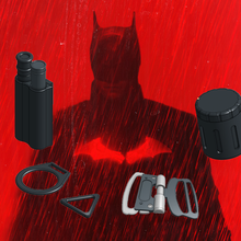batman 2022 belt kit + upgrated buckle art 3d print model - Mito3D
