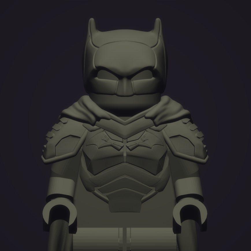 batman 2022 lego compatible Game pattinson dc bruce wayne 3D print model - Mito3D