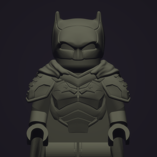 batman 2022 lego compatible Jeu Pattinson dc Bruce Wayne 3d print model - Mito3D