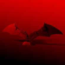 batman 2022 táctico cuchillo batarang estante soporte 3d print model - Mito3D
