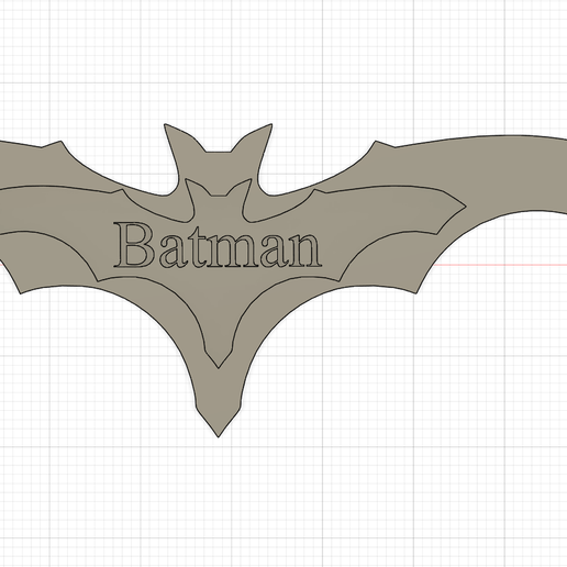 Batman 2 3D print model - Mito3D