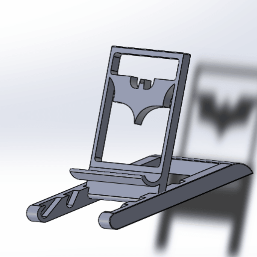 batman ajustável suporte do telefone gadget diferente stand ajustar brincalhão cozinhar o filme design presente holding de 3D print model - Mito3D