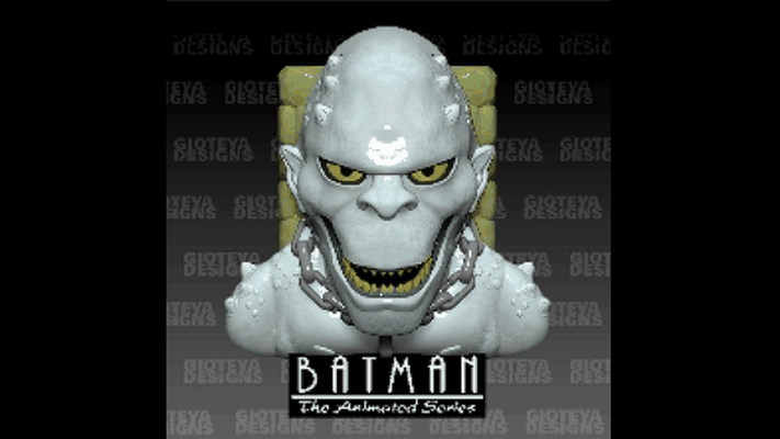 batman animato serie uccisore croc gioco i fumetti tv cartoni animati 80s 90s burlone figurina cosplay cattivi 3d print model - Mito3D