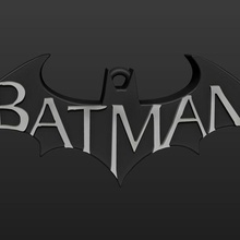 batman Arkham icône gadget porte clés Chaveiro pendentif dc bandes dessinées logo symbole art Chevalier ville asile accessoires 3d print model - Mito3D