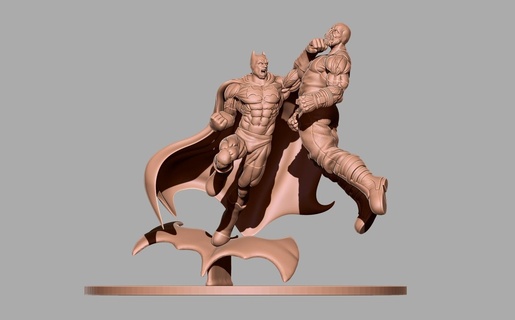 batman perdición acción figura dc historietas personajes juguete stl mesa 3d print model - Mito3D