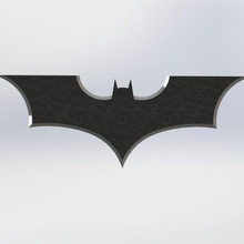 batman batarang ferramenta dc Super heroi 3d print model - Mito3D