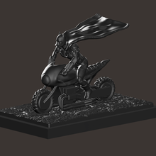 Batman batcycle 2022 statua Roberto pattinson fan arte 3d print model - Mito3D