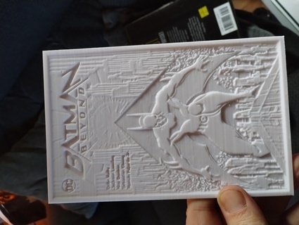 batman ötesinde komik örtmek kılıf taş ocağı Sanat litofanlar yarasa Adam 3d print model - Mito3D