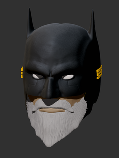 Batman là bianca cavaliere vecchio Bruce Wayne azione figura personalizzato testa multiple giocattoli alto poli sean murphy 3d print model - Mito3D