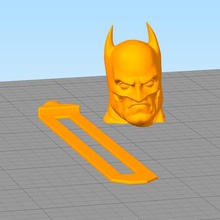 batman bookmark separator books dc comics 3d print model - Mito3D