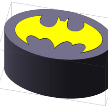 batman caja secreto ocultación sitio apertura artilugio magia combinación 3d print model - Mito3D