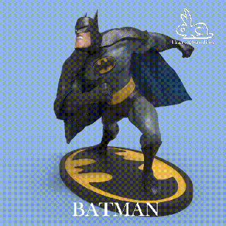 batman Bruce tamam stil dc adalet lig flaş Evren komik Comix icarus gandi indir Süper kahraman süper Süpermen Michael Keton Kevin conroy 3d print model - Mito3D