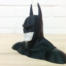 batman bust dual extrusion art people 3d print model - Mito3D