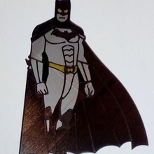 batman bolo topper a casa vingadores herói brinquedo 3d print model - Mito3D