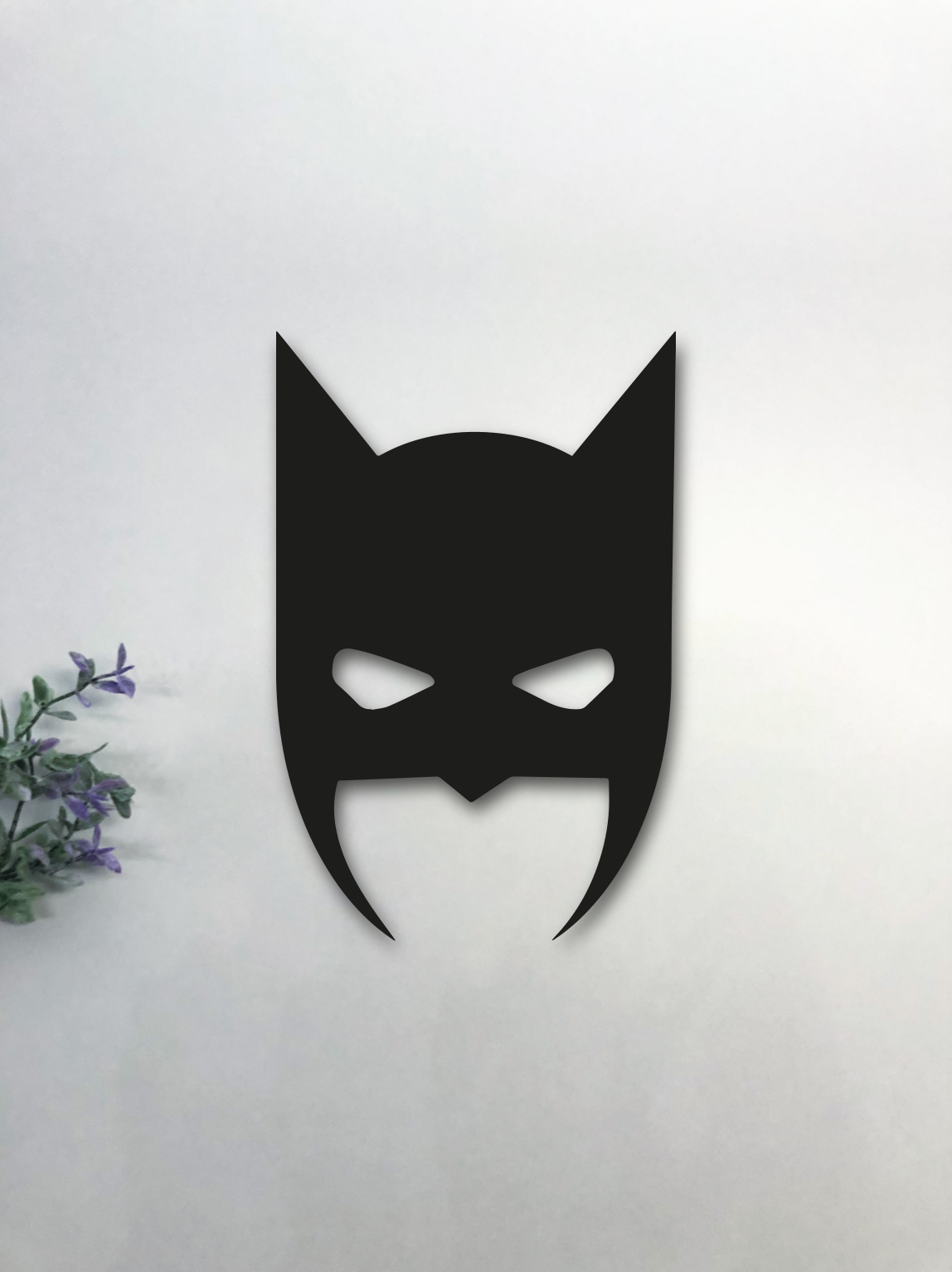 batman cara dc parete arte 2d decoraci n ridotto hogar jardín habitaci murale liga de giustizia batmobile geek friki meraviglia 3D print model - Mito3D