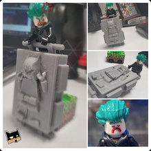 Batman carbonite Lego genere arte Guerre stellari lego 3d print model - Mito3D