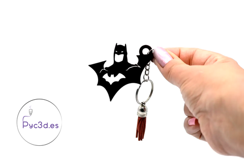 batman character keychain 3d print model - Mito3D