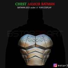 batman chest armor - 2021 robert pattinson art toys accessories cosplay dc comic 3d print model - Mito3D