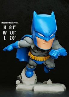 Batman chibi gioco aggeggio stl 3dprint Stampa collezionabile azione figura figure3d film 3d print model - Mito3D