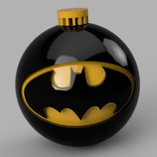 batman christmas orb xmas tree geek kodakamura bat ball 3d print model - Mito3D