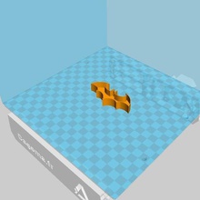 batman cookie-cutter home logo 3d print model - Mito3D