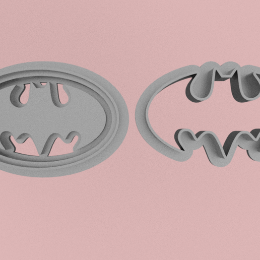 batman cookie cutter 3D print model - Mito3D