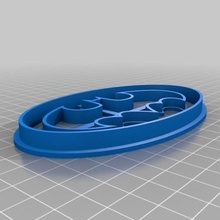 batman kurabiye kesici kalıbı 3d print model - Mito3D