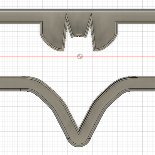 batman cookie cutter form - 10cm 393 inch kitchen food logo 3D print model - Mito3D
