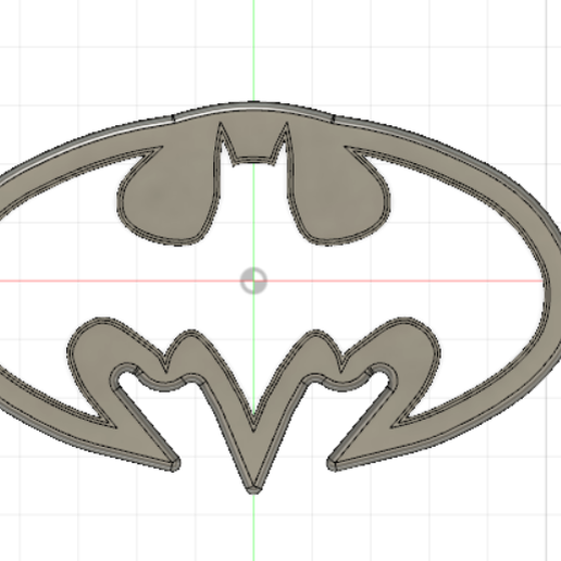 batman cookie cutter form - 10cm 393 inch kitchen food logo 3D print model - Mito3D