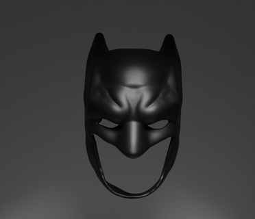 batman cosplay cara máscara 3d impresión modelo stl dc historietas casco bufón armadura 3dprint multicolor Víspera Santos cabeza murciélago 3d print model - Mito3D