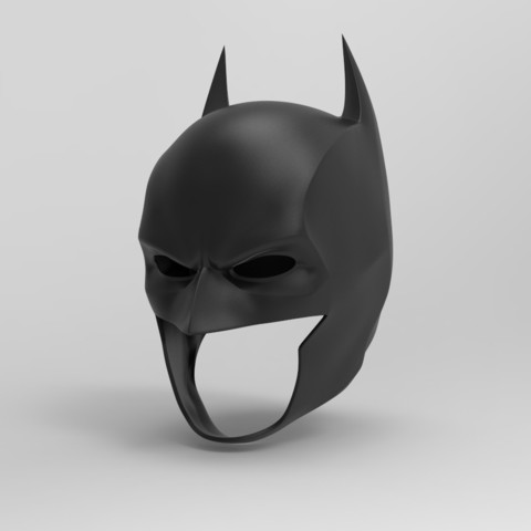 batman cowl arkham 3D print model - Mito3D