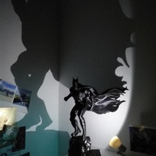 batman dark knight art detailed model muscle superhero people 3d print model - Mito3D