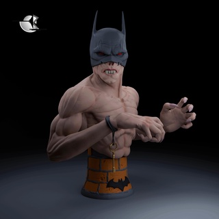 batman dracula Arte contar 3dprint dc impresion3d juguete colección busto 3d print model - Mito3D