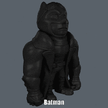 batman easy print no support art cartoon dc comics desert suit figure hero sculpture supportless 3d print model - Mito3D