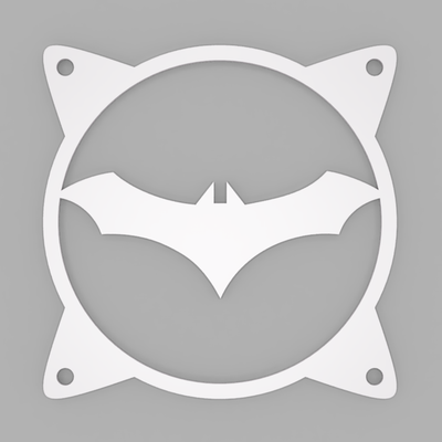 batman hayran örtmek kılıf 120 mm filmler hayret süper kahraman pc ızgara 120mm 3d print model - Mito3D