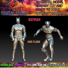 batman flash 3d print model - Mito3D