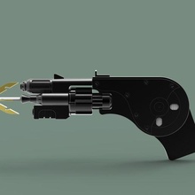 batman grappin pistolet arme illustration militaire équipement crochet gib Lutter Jeux jouets cosplay réplique imprimable 3d print model - Mito3D